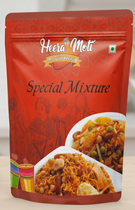 Heera Moti Special Mixture packet - Sweet and spicy traditional Indian namkeen